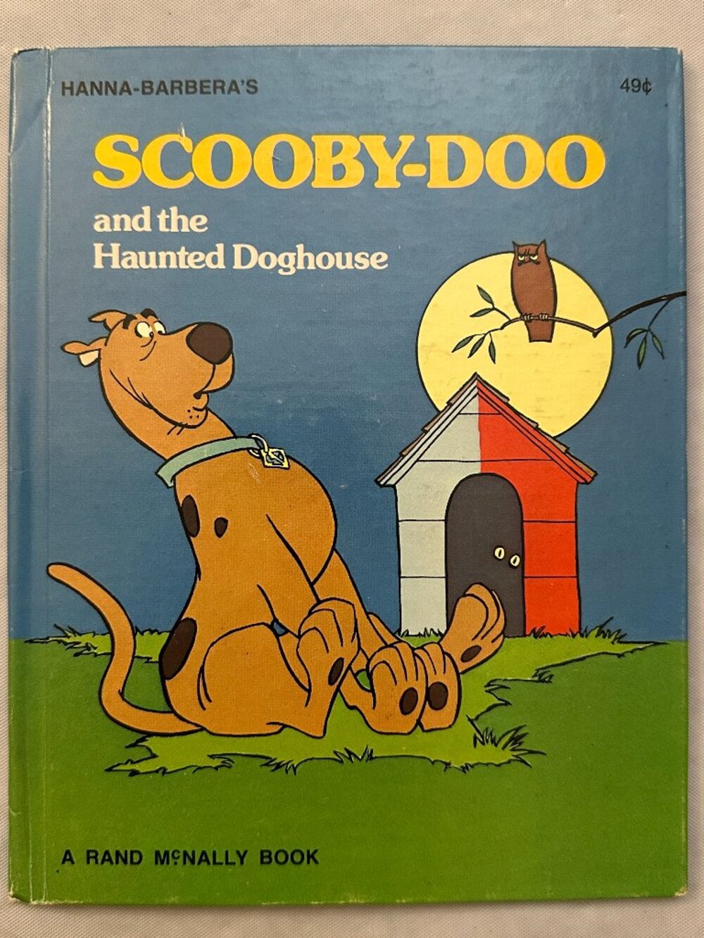 Vintage Scooby Doo and the Haunted Doghouse Book from Rand McNally